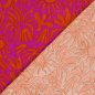 Preview: Musselin - Sunshine - fuchsia/rotorange