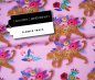 Preview: RESTSTÜCK 0,90m !!! - Funktionsstoff - Flower Track - rosa - Col. 33 - Performance - Hamburger Liebe - Albstoffe