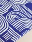 Preview: RESTSTÜCK 0,70m !!! - Baumwoll Leinen - Over the Rainbow - cobalt blue - Mind the Maker