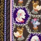 Preview: Bio Canvas - Woof - Col. 02 - brown - Bling Bling - Hamburger Liebe - Albstoffe