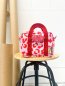 Preview: Kunstleder - Happy Leo - by Cherry Picking - rosa/rot - Swafing