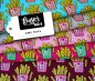 Preview: Bio Sweat - OMG Fries - Col. 03 - rosa - Classic No. 1 - Hamburger Liebe - Albstoffe