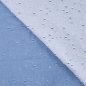 Preview: RESTSTÜCK 0,40m !!! - Jeansstoff - Denim Summer Fransen - blue