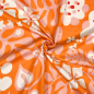 Preview: RESTSTÜCK 1,70m !!! - Bio Baumwoll Satin - Fiori - Col. 01 orange - Al Lago - Hamburger Liebe - Albstoffe