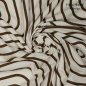 Preview: Leinen - abstract blocks - brown/ecru - Fibremood No. 34