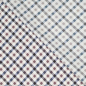 Preview: Baumwoll Trench - check - blau/weiß - Fibremood Special No. 5