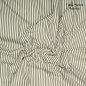 Preview: Baumwoll Popeline - Streifen - oliv - Fibremood No. 36