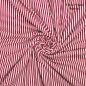 Preview: Baumwoll Popeline - Streifen - rot - Fibremood No. 36