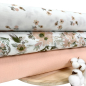 Preview: RESTSTÜCK 1,00m !!! - Musselin - Isa Flowers - white