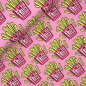 Preview: Bio Sweat - OMG Fries - Col. 03 - rosa - Classic No. 1 - Hamburger Liebe - Albstoffe