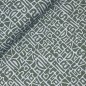 Preview: Sportjersey - bi-elastisch matt - Abstract Inca - grün/hellblau