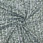 Preview: Sportjersey - bi-elastisch matt - Abstract Inca - grün/hellblau