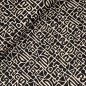 Preview: Sportjersey - bi-elastisch matt - Abstract Inca - black/sand