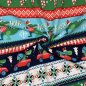 Preview: RESTSTÜCK 1,10m !!! - Bio Jersey - Happy REXmas - Col. 02 - green - REXmas - Hamburger Liebe - Albstoffe