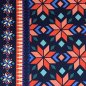 Preview: Bio Jersey - T-REX Star - Col. 01 blue navy/red - REXmas - Hamburger Liebe - Albstoffe
