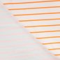 Preview: French Terry - Neon Stripes - neon orange/white