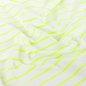 Preview: French Terry - Neon Stripes - neon yellow/white