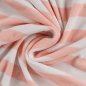 Preview: Baumwoll Frottee Terry - Balance Stripes - puder