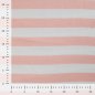 Preview: Baumwoll Frottee Terry - Balance Stripes - puder