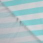 Preview: Baumwoll Frottee Terry - Balance Stripes - türkis