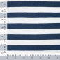 Preview: Baumwoll Frottee Terry - Balance Stripes - denim