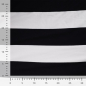 Preview: French Terry - Blockstreifen - black/white