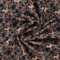 Preview: Rib Jersey - Topsy Flowers - sand/petrol/rose