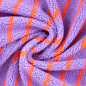 Preview: Teddy Plüsch - Lulu Stripes - lila/orange