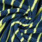 Preview: Teddy Plüsch - Lulu Stripes - petrol/lime