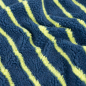 Preview: Teddy Plüsch - Lulu Stripes - petrol/lime