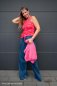 Preview: RESTSTÜCK 1,30m !!! - Modal French Terry - Love - rot/pink - Love Collection - Swafing by Kibadoo