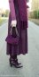 Preview: Viskose - Chain Twist - dunkelblau/burgundy - Geoluxe by Ki-ba-doo - Swafing