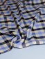 Preview: Viskose mit Livaeco™ Fasern - Tino Check - bright blue - meetMilk