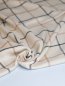 Preview: Viskose mit Livaeco™ Fasern - Tino Grid - shell/nougat - meetMilk