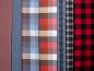 Preview: Baumwoll Flanell - Maverick - schwarz/rot - Swafing