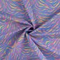Preview: Baumwoll Voile - Viggo Zebra - rosa/gelb