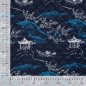 Preview: Doubleface Baumwoll Stepper - Svana - dark navy/blue