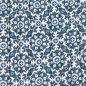 Preview: Doubleface Baumwoll Stepper - Caja Flowers - dark navy/blue