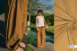 Preview: RESTSTÜCK 0,50m !!! - Baumwoll Popeline - stone washed - brown - Fibremood No. 38