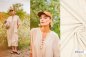 Preview: Leinen Musselin - uni - light beige meliert - Fibremood No. 39