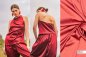 Preview: Satinstretch - uni - dark red - Fibremood No. 39