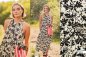 Preview: Baumwoll Popeline - Flower - ecru/schwarz - Fibremood No. 39