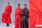 Preview: Baumwolle - Popeline - stone washed - rot - Fibremood No. 40