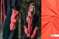 Preview: Wollmix Mantelstoff - brushed - rot - Fibremood Special No. 5