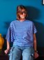 Preview: Bio Ringeljersey - A82/A04 - glicine/bluette - Summer Stripes - Hamburger Liebe - Albstoffe