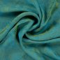 Preview: Silk Blended Jacquard - Elmira - türkis/gold
