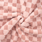 Preview: RESTSTÜCK 0,50m !!! - Fellimitat - Charlie Check - old pink