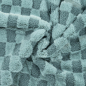 Preview: RESTSTÜCK 0,80m !!! - Fellimitat - Charlie Check - dusty mint