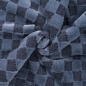 Preview: RESTSTÜCK 0,60m !!! - Fellimitat - Charlie Check - denim