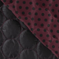Preview: Steppstoff - Jackenstepper - Classic Dots - bordeaux/black